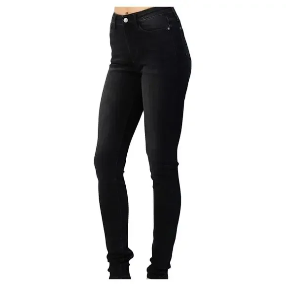 Judy Blue High Rise Skinny Black Denim Jeans Jb88450 Women's Plus Size 20W 20 - Picture 13 of 14